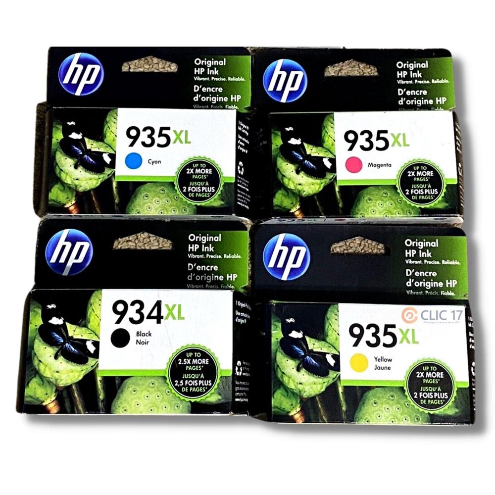 TINTA HP 934XL 935XL PACK DE 4 COLORES ORIGINAL