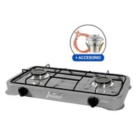 Cocina de mesa grande Gris y kit regulador Jhumy