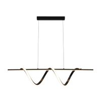 Lámpara Colgante Led Orange Wavy Luz Cálida