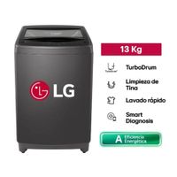 Lavadora LG WT13BVTB Turbodrum Carga Superior 13kg Negro Claro