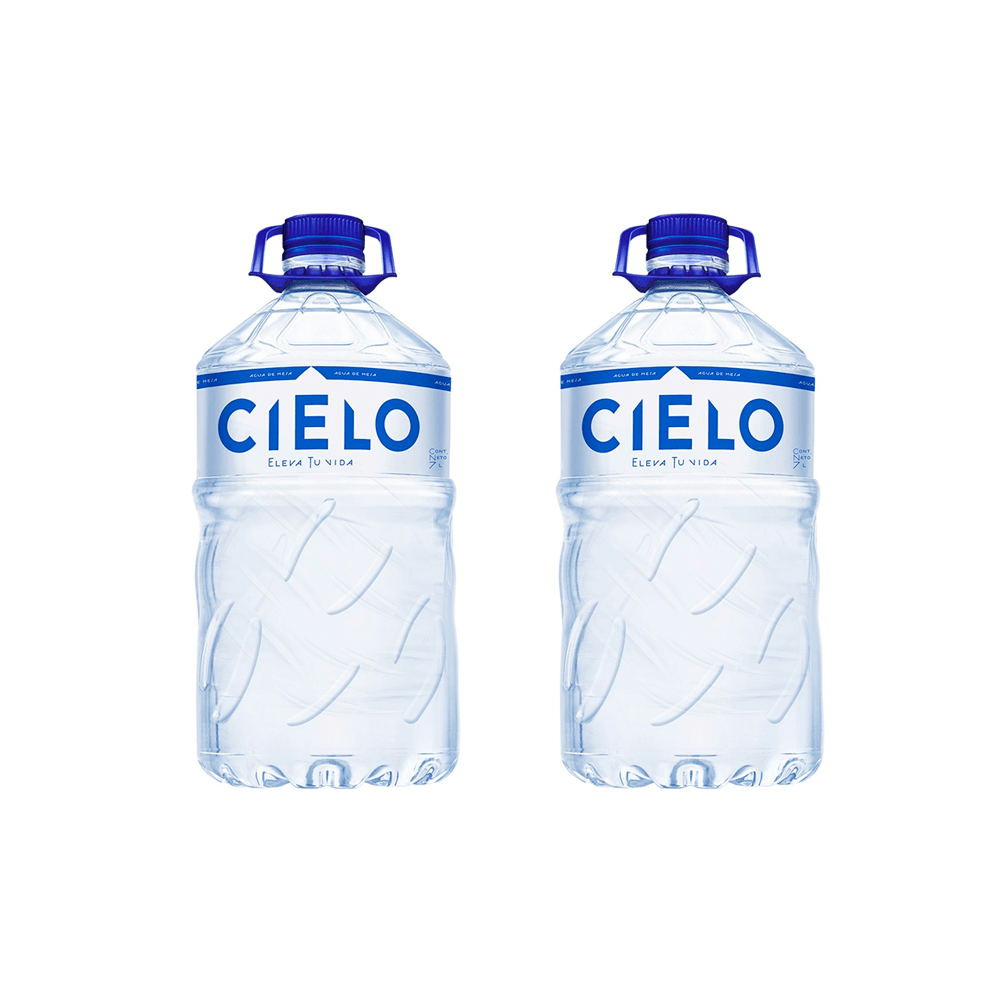 Pack CIELO Agua sin Gas Bidón 7L Pack 2un