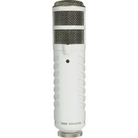 RODE Micrófono USB Podcaster - Cardioide, 96 kHz/24-Bit, con Filtro Pop y Salida para Aur