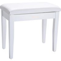 Roland RPB-100 Banco de Piano con Compartimento de Almacenamiento - Color Blanco Satinado,