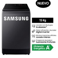 Lavadora Ecobubble 15kg Gris Grafito WA40F15E4CPE