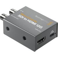 Blackmagic Design Micro Converter SDI to HDMI 12G - 1 x 12G-SDI Input, 1 x HDMI Output, Co