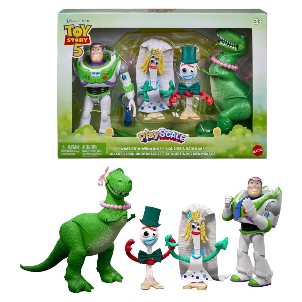 Playset Toy Story 5 Boda Forky y Karen Mattel 78104046871850