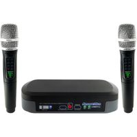 VocoPro SmartOke Mixer de Karaoke DSP con Dos Micrófonos Inalámbricos
