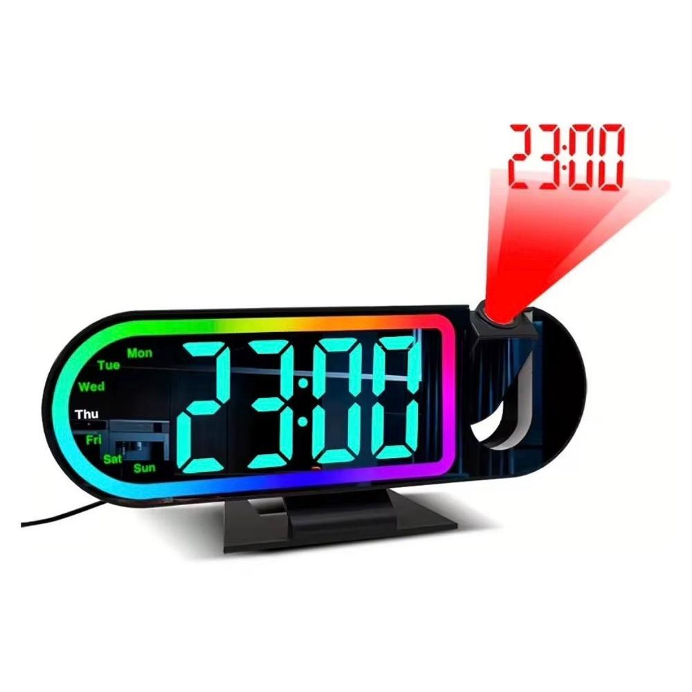 Reloj Despertador DigitalLED -Proyector de Hora180