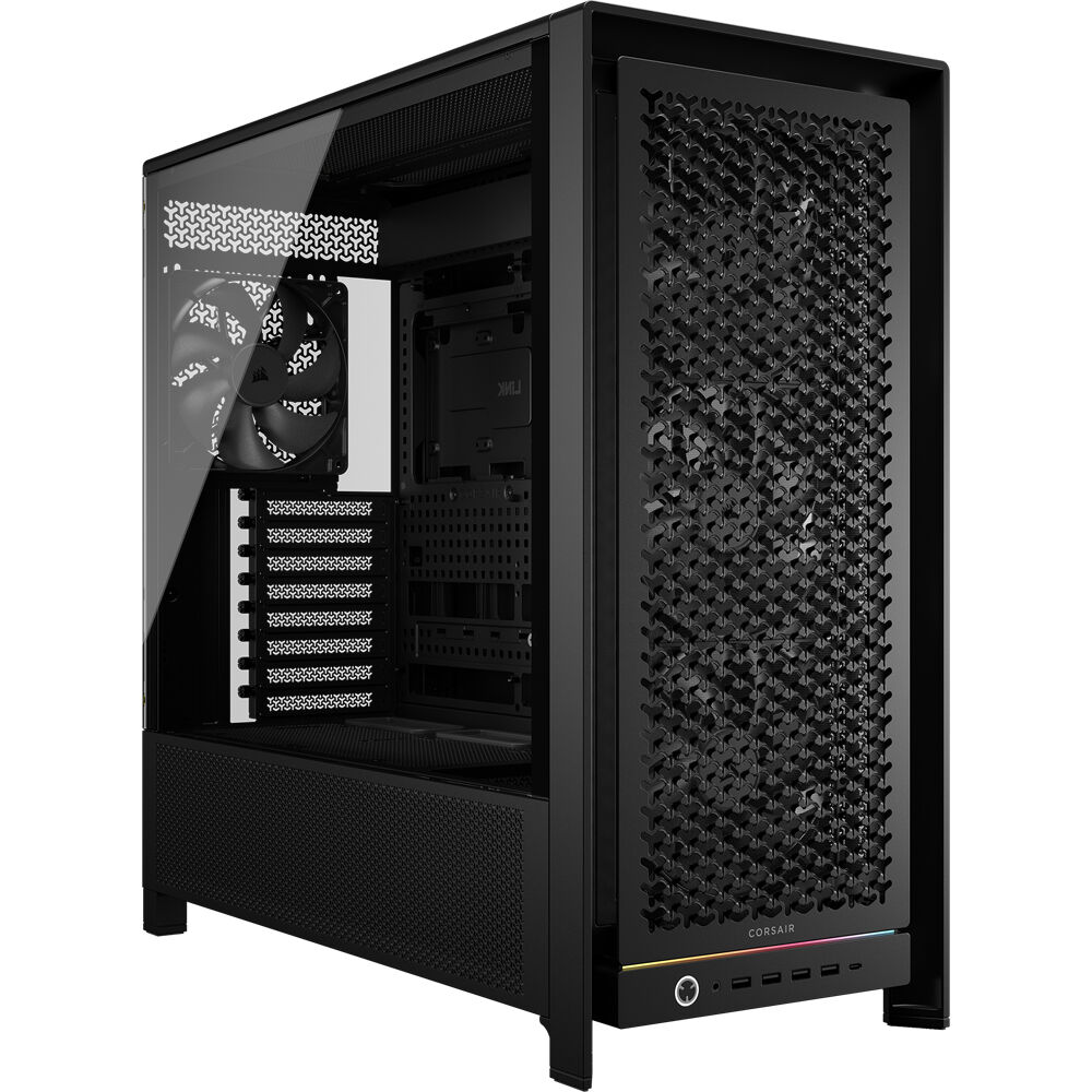 CORSAIR FRAME 5000D RS Caja Mid-Tower ATX con Panel de Vidrio Templado, Soporte para Mini-