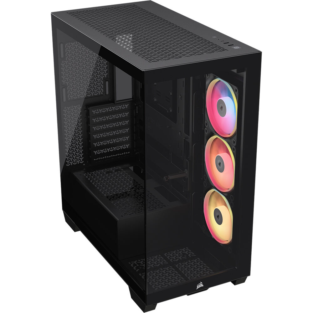 CORSAIR 3500X LX-R RGB iCUE LINK Caja de PC Mid-Tower ATX con Paneles de Vidrio Templado,