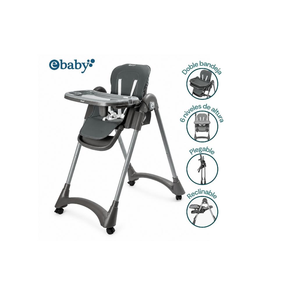 Silla de comer LEIA EB642 Gris