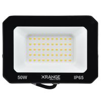 Reflector LED Orange 50w Negro Luz Cálida