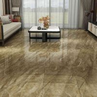 Piso Porcelanato Marmolizado Moka Marrón 120x60cm 2.16m2 Orange