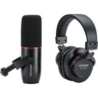 Focusrite Vocaster Broadcast Kit DM14v Mic y HP60v Auriculares para Podcasting
