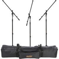 Auray Kit de Soporte de Micrófono MS-5230F con Cables y Bolsa de Transporte