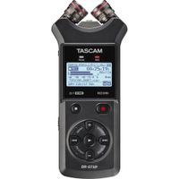TASCAM DR-07XP Grabadora de Audio Portátil 2 Canales 32-Bit Float con Micrófonos Cardioi
