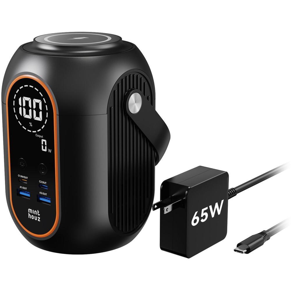 Wavlink Estación de Carga Magnética Portátil 54,000mAh - 2x USB-C, 2x USB-A, Linterna c