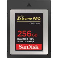 SanDisk Tarjeta de Memoria CFexpress Type B 256GB Extreme PRO - Velocidades de Lectura 170