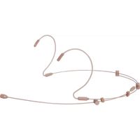 Galaxy Audio HSM4F Micrófono de Diadema Ajustable Dual con 4 Cables TA4F (Beige) - Patró