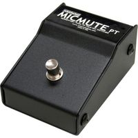 Whirlwind Micmute PT Pedal Push-to-Talk Switch con Conectores XLR, Diseño Compacto y Pasi