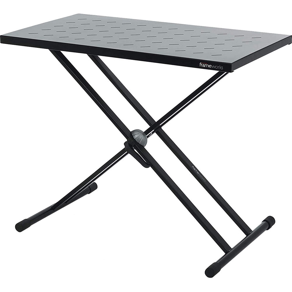 Gator Frameworks Mesa Utility con Soporte X-Style, Capacidad de 150 lb, Acabado en Polvo N