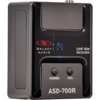 Galaxy Audio ASD-700R Receptor Bodypack Digital UHF para IEM, 15 Canales, Rango de 150', 2