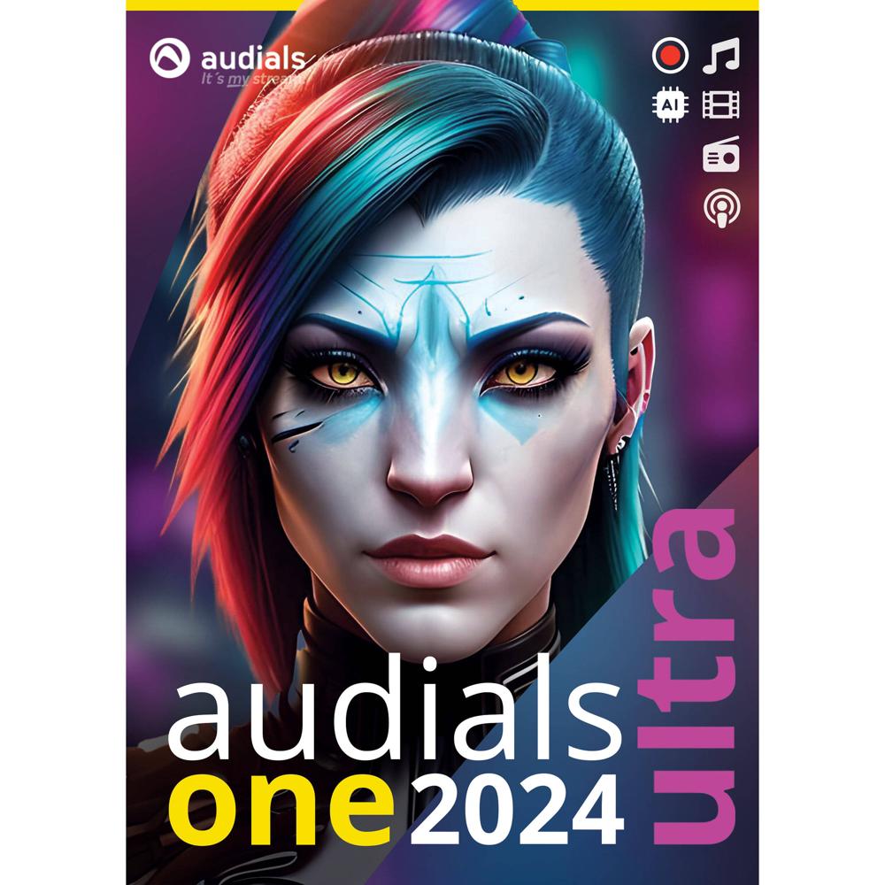 Audials One Ultra 2024 - Software de Grabación de Música, Video y Radio para Windows 10/