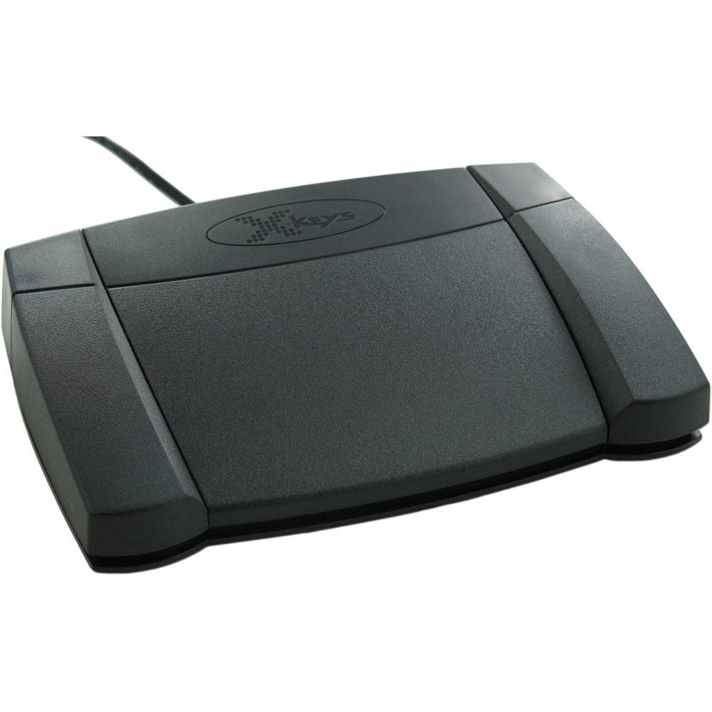 X-keys Pedal USB Click Foot Pedal - 3 Pedales, Conexión USB 1.1, Capacidad de Memoria de