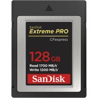 SanDisk Tarjeta de Memoria CFexpress Type B 128GB Extreme PRO - Velocidades de Lectura 170
