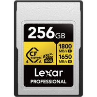 Lexar CFexpress 4.0 Type A 256GB Professional GOLD - 1800 MB/s Lectura, 1650 MB/s Escritur