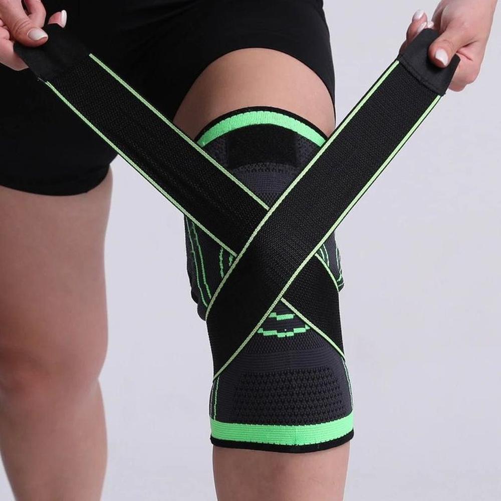 Rodillera Deportiva Ajustable Elastica Negra
