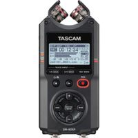 TASCAM DR-40XP Grabadora de Campo Portátil 4 Canales 32-Bit-Float con Micrófonos Ajustab