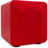 Audioengine Subwoofer S6 6"" 210W Activo Sellado Rojo - Woofer de Largo Recorrido, Respuest