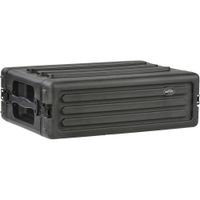 SKB Rack Case 3U Roto Shallow con Rails de Acero - Profundidad de 10.7""