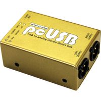 Whirlwind pcUSB - Interfaz de Audio USB para Computadora con Salidas XLR Balanceadas