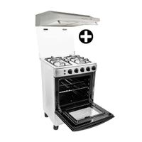 COMBO Orange: Cocina De Pie 24"" Barcelona + Campana Pari 60cm