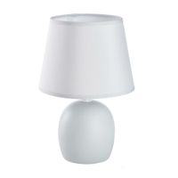 Lámpara de mesa Poki E14 25cm gris Inspire