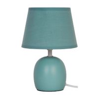 Lámpara de Mesa Cerámica Poki Verde 25cm Inspire