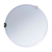 Plafón Redondo Blanco Brilloso 1 Luz E27 30 cm Orange