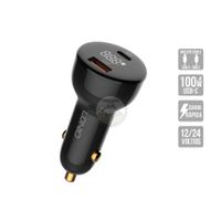 Cargador para Auto 100W USB y Tipo C - Carga Rápida C101