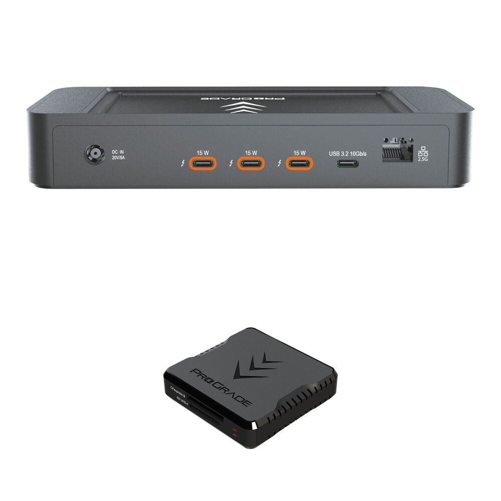 ProGrade Digital PG25 Dock Thunderbolt 5 con Lector de Tarjetas CFexpress Type B y UHS-II