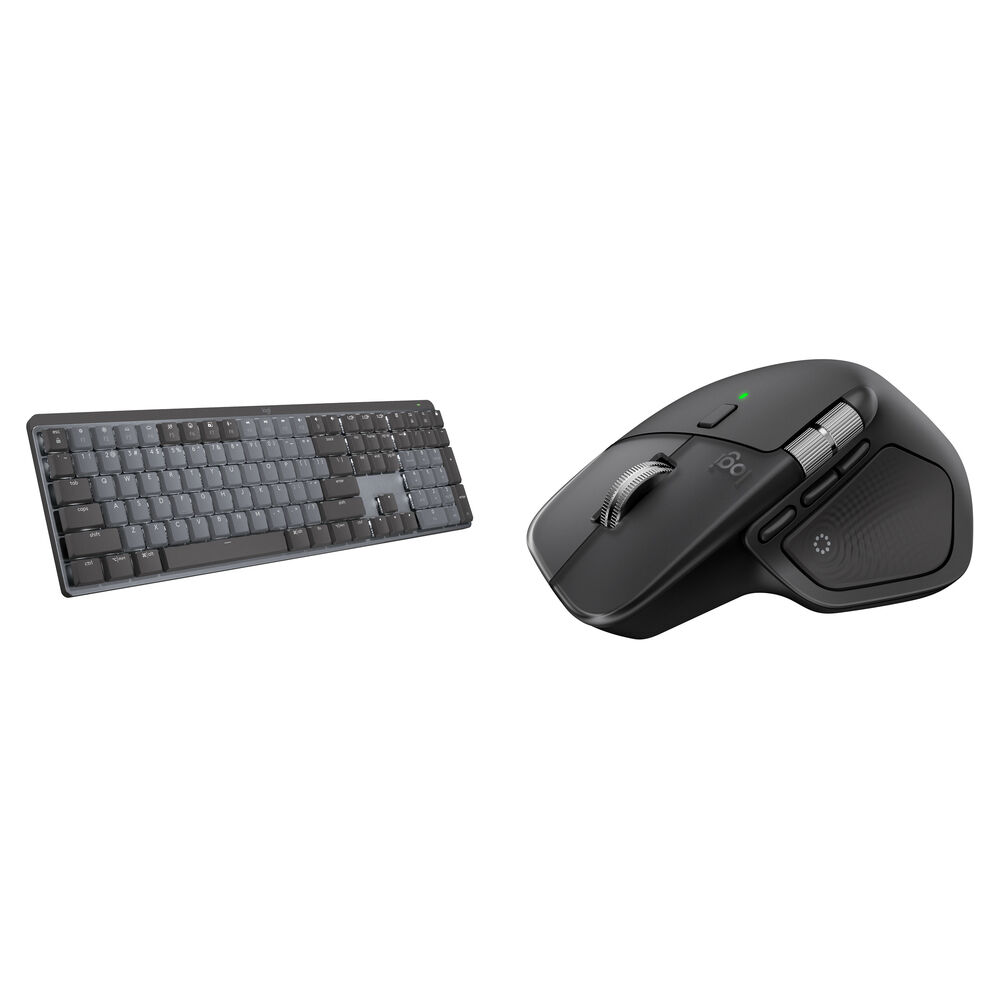 Logitech MX Master 4 Mouse Inalámbrico y Teclado Mecánico MX