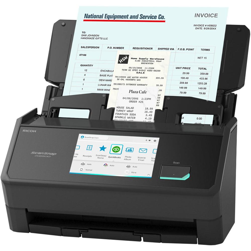 Ricoh Scanner Documental ScanSnap iX2500 - Escáner de Documentos con ADF de 100 Hojas, Pa