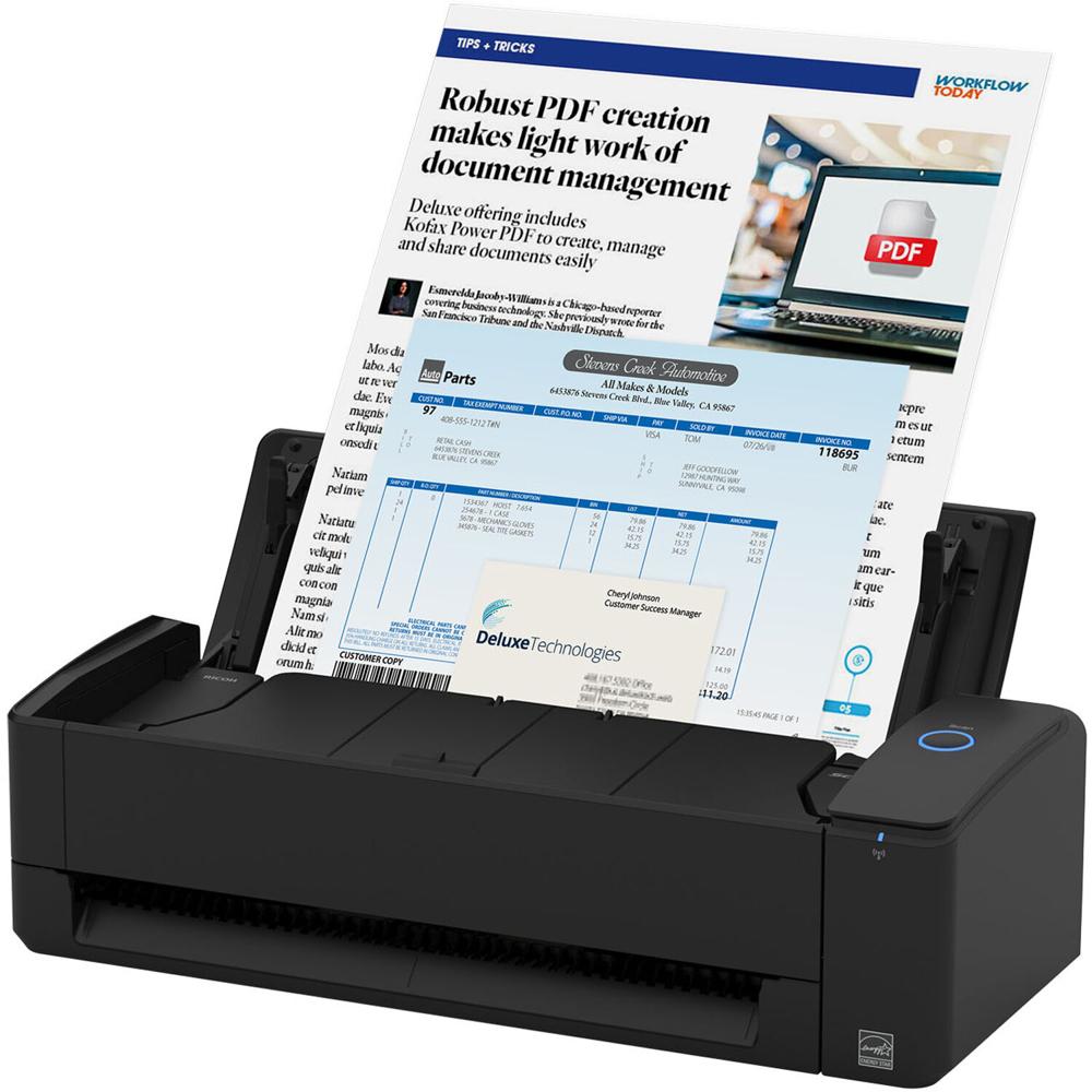 Ricoh Escáner de Documentos ScanSnap iX1300 Deluxe ADF 20 Hojas, 30 ppm, Conectividad Wi-