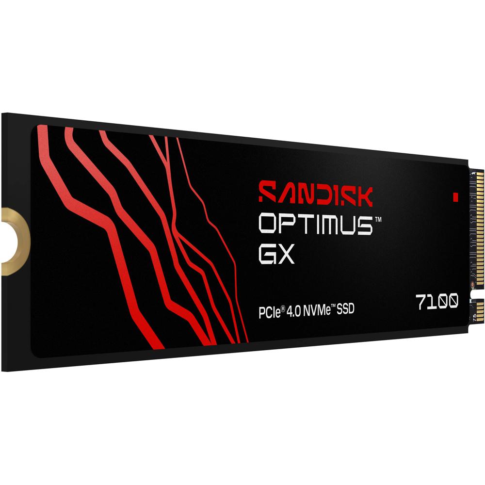 SanDisk SSD 1TB Optimus GX 7100 NVMe PCIe 4.0 M.2 - Lectura Secuencial hasta 7250 MB/s, Es