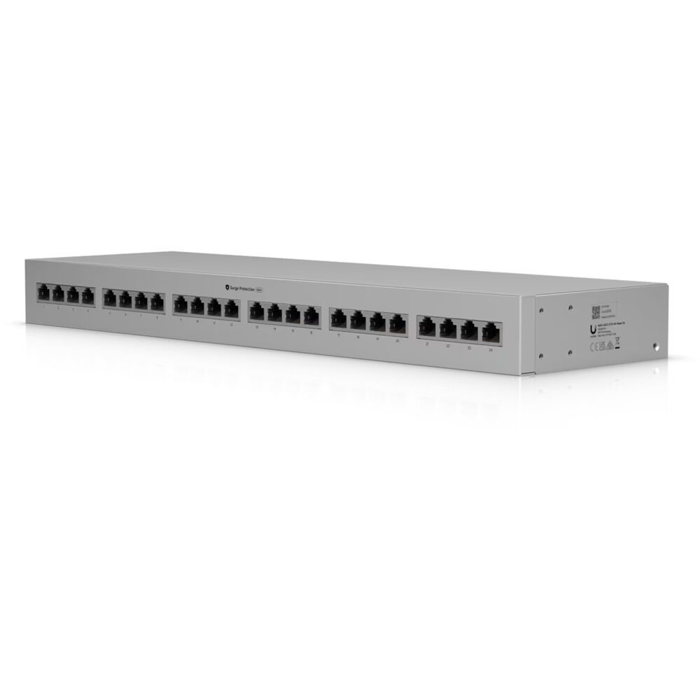 Ubiquiti Protector de Sobretensión Ethernet de 24 Puertos PoE++ 60W