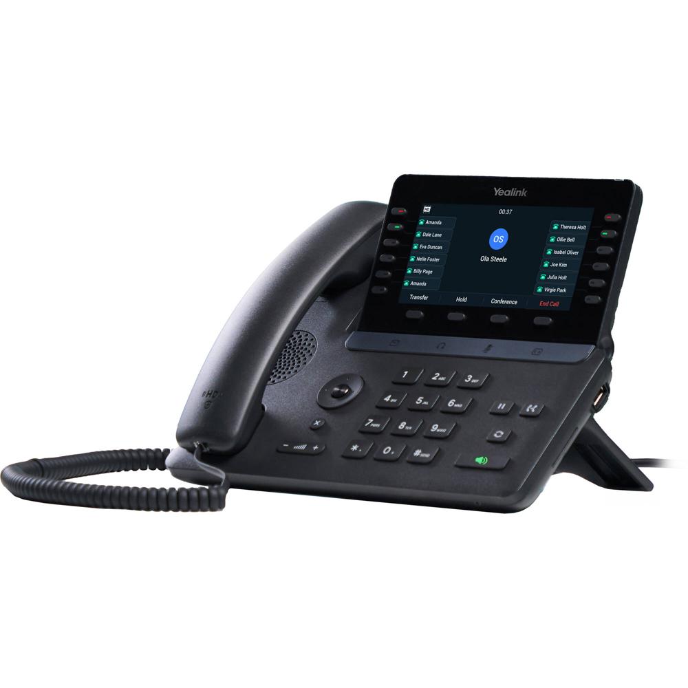Yealink SIP-T85W Teléfono IP Inalámbrico de Escritorio - Pantalla Color de 5.5"" | Soport
