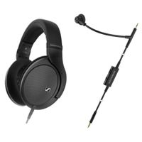Sennheiser HD 550 Auriculares Over-Ear Abiertos con Micrófono Boom 3.5mm, Sonido Transpar