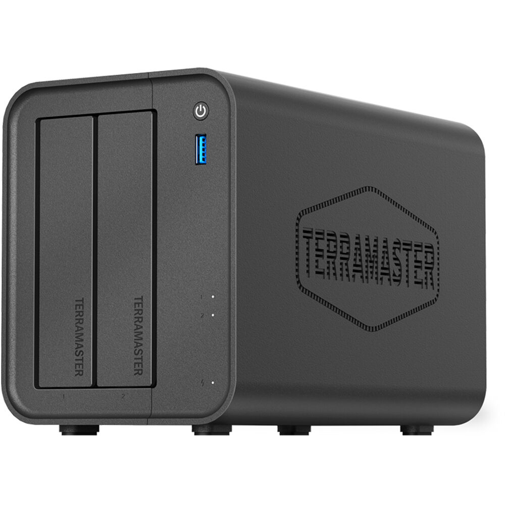 TerraMaster F2-425 NAS de Almacenamiento en Red 2-Bay con Procesador Intel Celeron N5095,