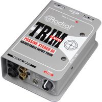Radial Engineering Trim-Two DI Estéreo con Control de Volumen, 2 Canales, Respuesta de Fr